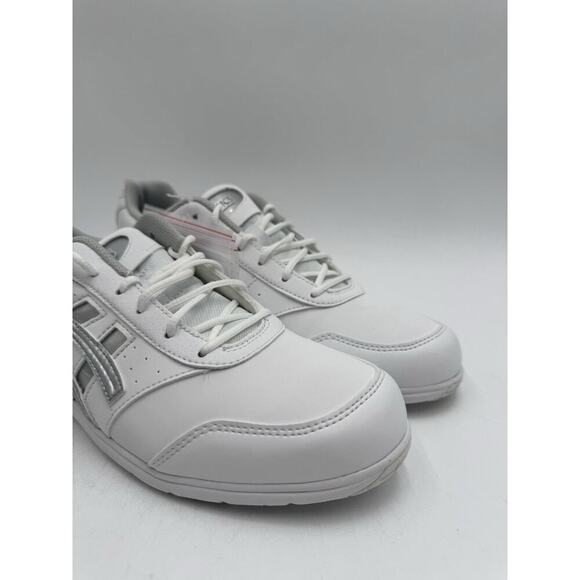NEW Asics CHEER 8 Women's Cheer Shoe White/Silver US Size 10.5 Medium NIB - Picture 2 of 11
